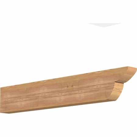 Ekena Millwork Crestline Smooth Rafter Tail, Western Red Cedar, 3 1/2"W x 8"H x 48"L RFT04X08X48CRE00SWR